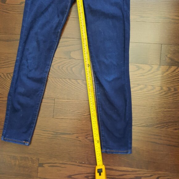 American Eagle Outfitters Super Super Stretch High-Rise Crop Dark Jean Jegging - Picture 7 of 8